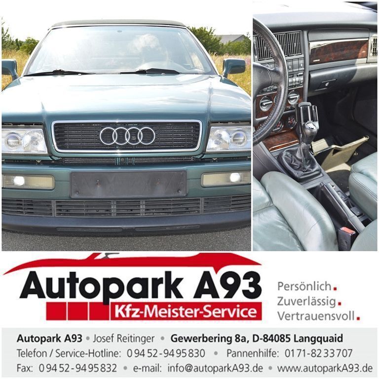 Grün Gebraucht 1997 Audi 80 Cabrio | 7.690 € (Fairer Preis) - Bild 1/4