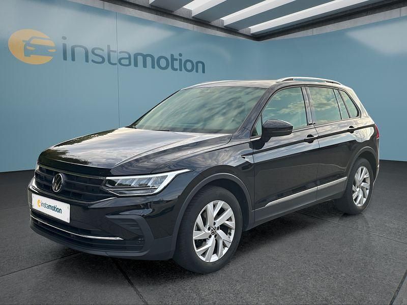 Schwarz Gebraucht 2022 VW Tiguan SUV | 26.399 € (Guter Preis) - Bild 1/4