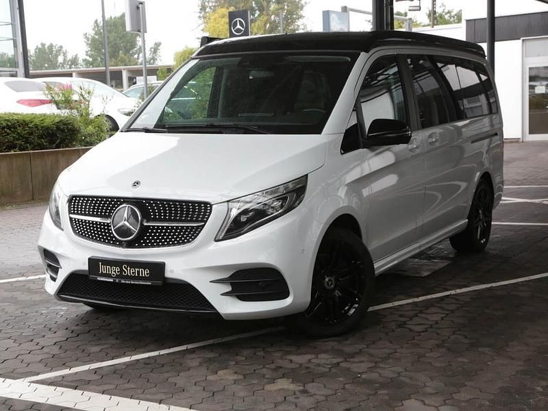 Bergkristallweiß metallic Gebraucht 2021 Mercedes V250 Marco Polo Van / Kleinbus | 55.150 € (Fairer Preis) - Bild 1/4