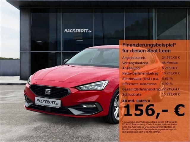 Rot Gebraucht 2023 Seat Leon FR Limousine | 24.980 € (Fairer Preis) - Bild 1/4