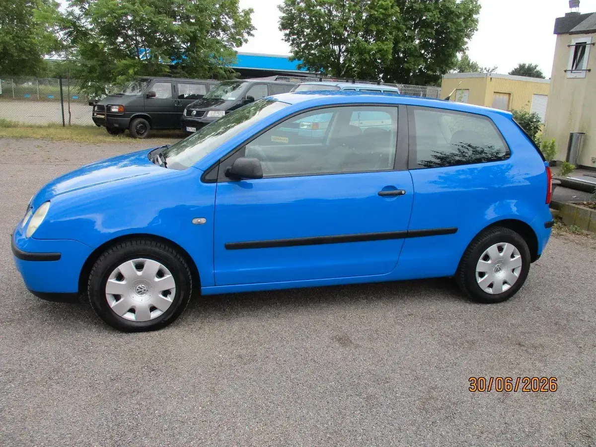 Gebraucht VW Polo Basis 54 PS (39 kW) 2002 Blau Kleinwagen