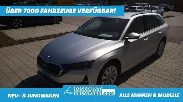 Brillantsilber metallic Neu 2025 Skoda Octavia Selection Kombi | 33.290 € (Guter Preis) - Bild 1/4
