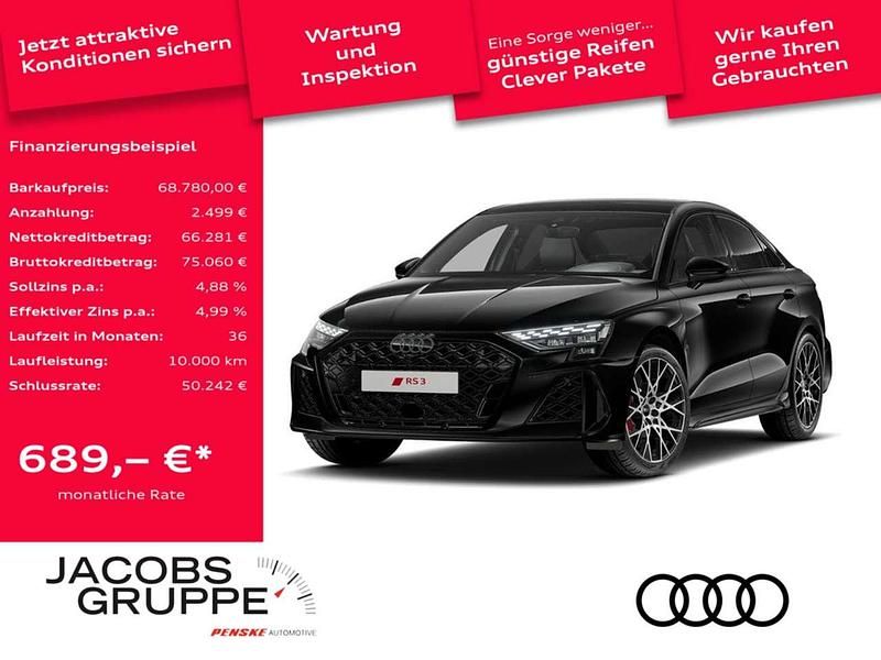 Schwarz Gebraucht 2025 Audi RS3 Sport Kleinwagen | 68.780 € (Fairer Preis) - Bild 1/4