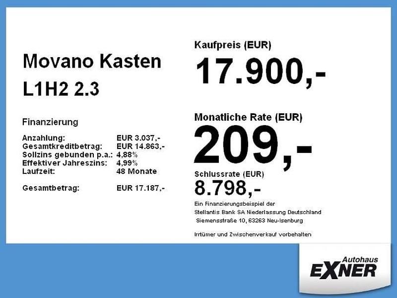 Gebraucht Opel Movano 150 PS (110 kW) 2021 Polar weiß Van