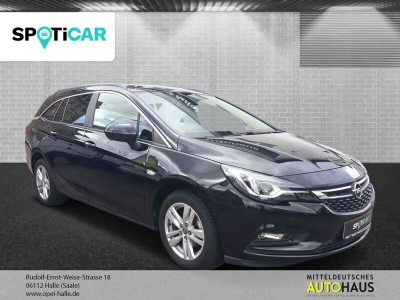 Karboschwarz Gebraucht 2019 Opel Astra Business Innovation Kombi | 18.570 € - Bild 1/4