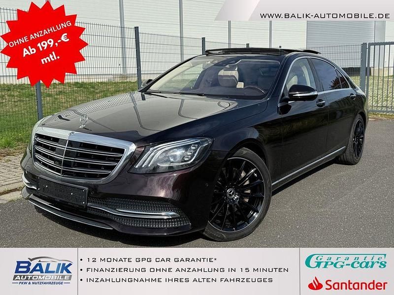 Rubinschwarz metalliclack Gebraucht 2018 Mercedes S400 Limousine | 49.950 € (Fairer Preis) - Bild 1/4