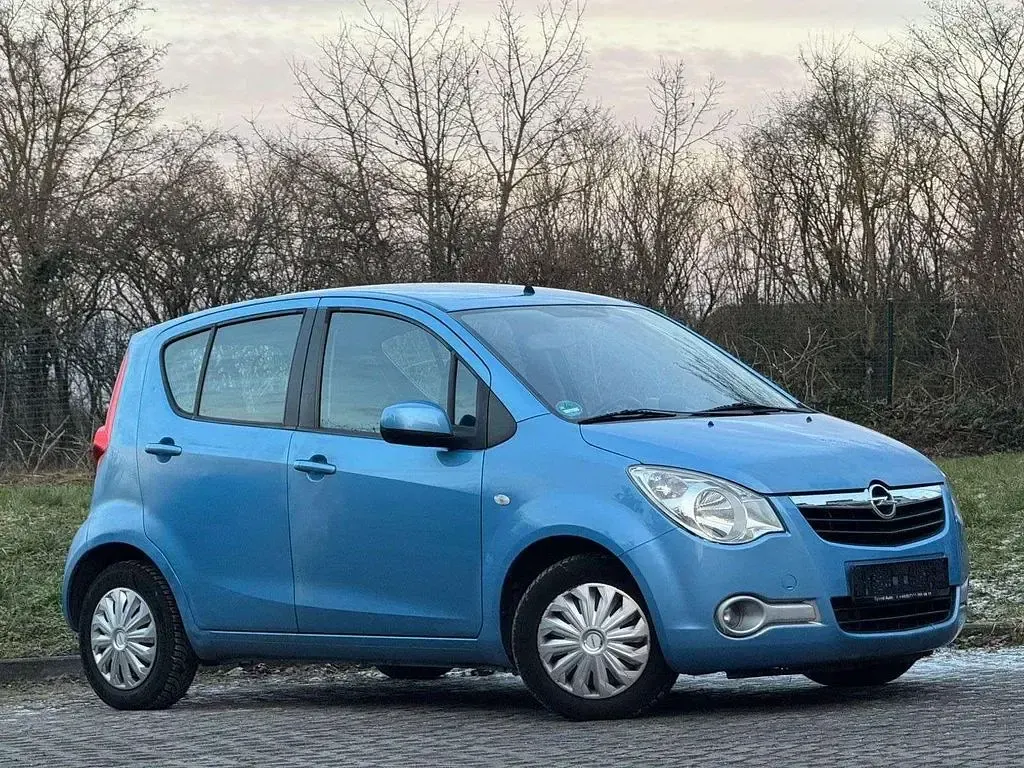 Gebraucht Opel Agila Edition 68 PS (50 kW) 2009 Blau Kleinwagen