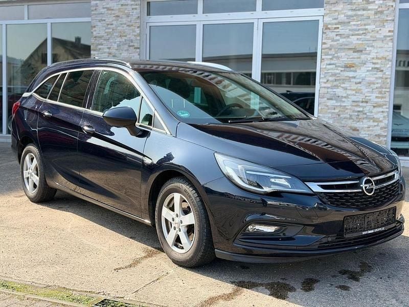 Gebraucht Opel Astra 125 PS (91 kW) 2018 Schwarz Kombi