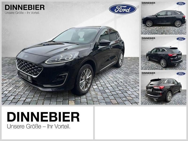 Schwarz (metallic) Gebraucht 2022 Ford Kuga Vignale SUV | 26.889 € (Etwas zu teuer) - Bild 1/3