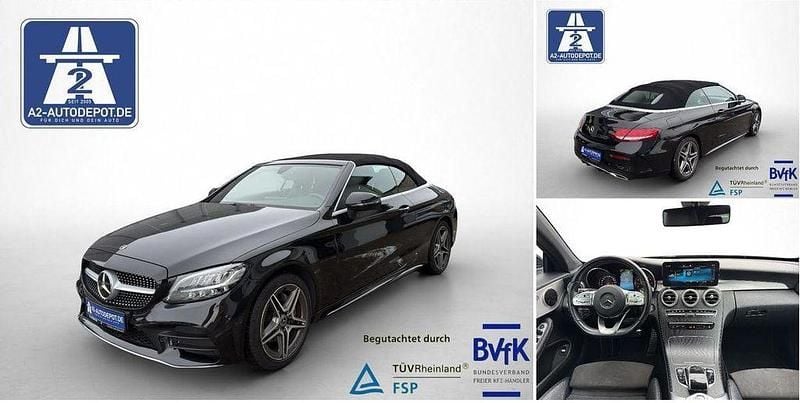 Gebraucht Mercedes C200 AMG 184 PS (135 kW) 2020 Schwarz Cabrio