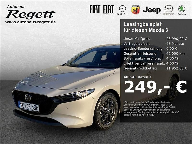Silber Gebraucht 2025 Mazda 3 Homura-Line Limousine | 24.990 € (Etwas zu teuer) - Bild 1/4