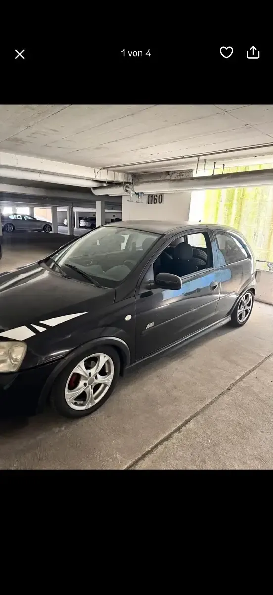 Gebraucht Opel Corsa 75 PS (55 kW) 2003 Schwarz Kleinwagen