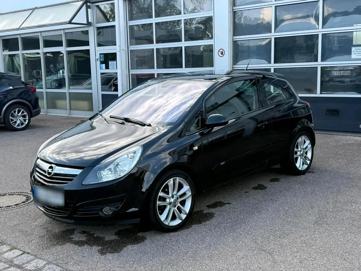 Gebraucht Opel Corsa 80 PS (58 kW) 2007 Schwarz Kleinwagen