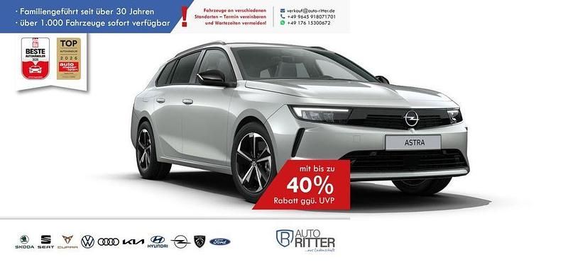 Neu Opel Astra Edition 131 PS (96 kW) 2025 Kristall silber metallic/silbe Kombi
