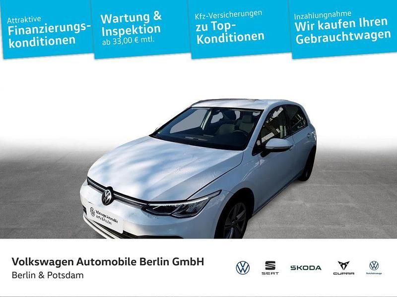 Weiß Gebraucht 2021 VW Golf Life Limousine | 17.730 € (Guter Preis) - Bild 1/4