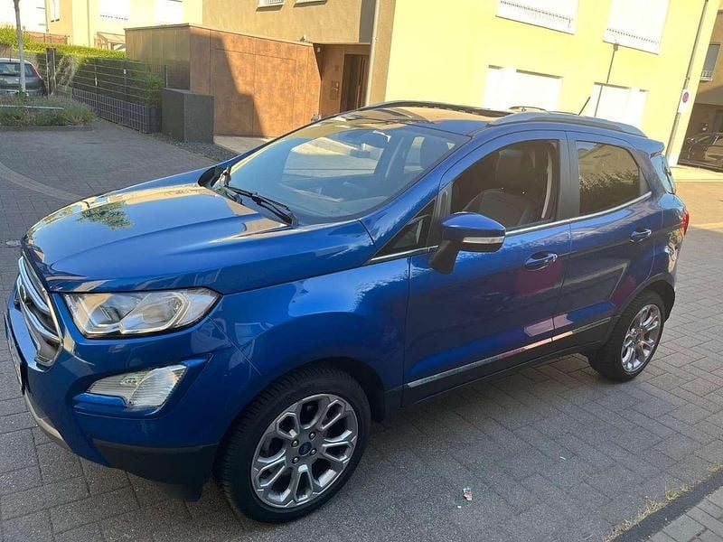 Blau Gebraucht 2020 Ford Ecosport Titanium X SUV | 9.700 € (Superpreis) - Bild 1/4