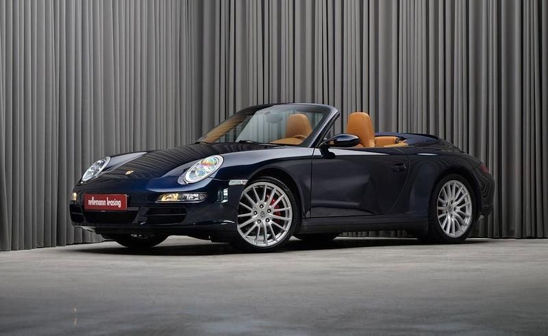 Blau Gebraucht 2007 Porsche 911 Carrera 4S Cabriolet Cabrio | 55.000 € - Bild 1/4