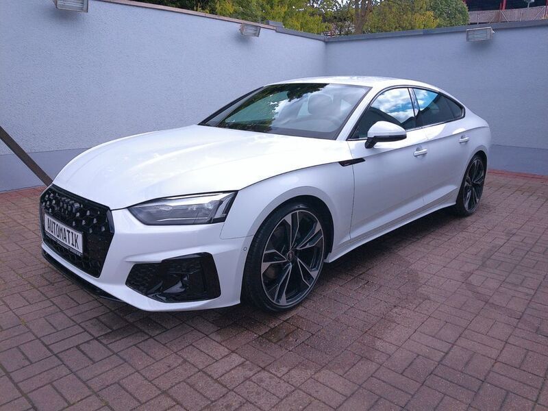 Weiß Gebraucht 2024 Audi A5 Sportback S-Line Limousine | 39.690 € (Guter Preis) - Bild 1/4