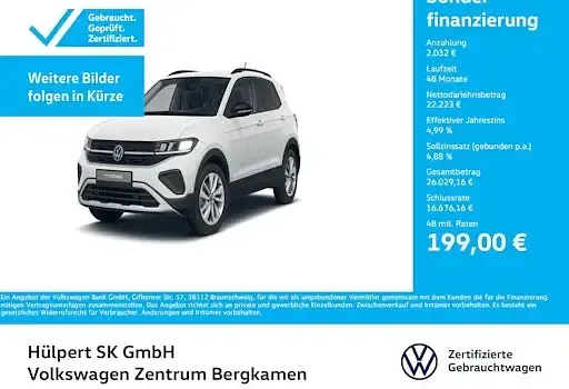 Gebraucht VW T-Cross Goal 150 PS (110 kW) 2025 Weiß SUV