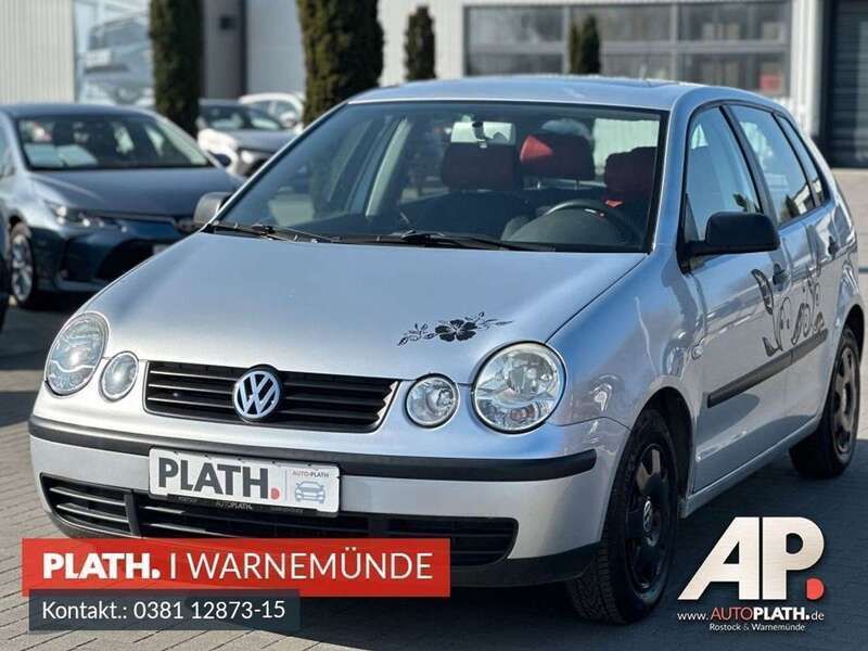 Gebraucht VW Polo Basis 54 PS (39 kW) 2003 Silber Kleinwagen