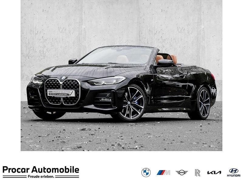Schwarz Gebraucht 2021 BMW 430 Cabriolet M Sport Cabrio | 37.999 € (Fairer Preis) - Bild 1/4