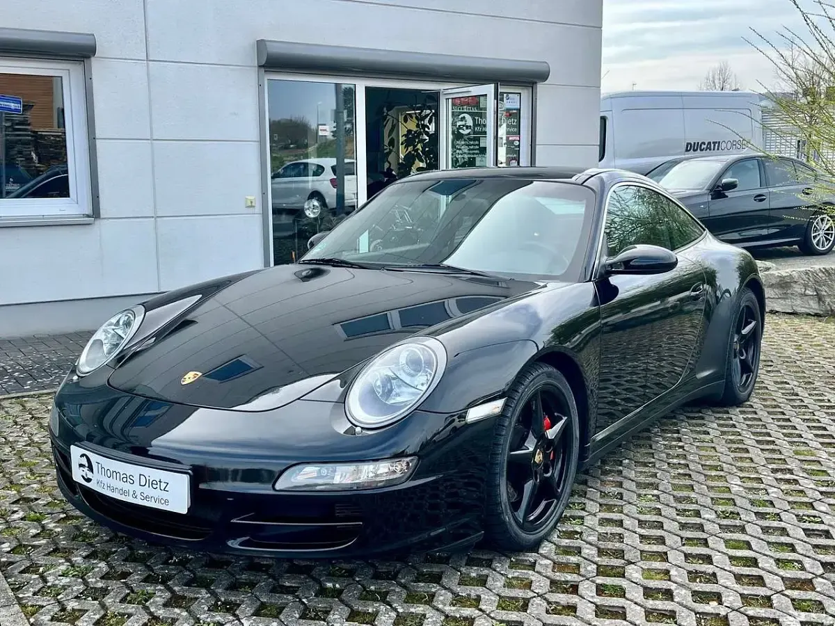 Usata Porsche 997 355 CV (261 kW) 2007 Nero Coupé