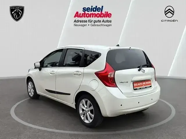 Gebraucht Nissan Note Acenta 98 PS (72 kW) 2017 Weiß Van / Kleinbus