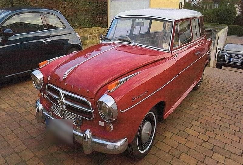 Rot Gebraucht 1960 Borgward Isabella Kombi | 17.900 € - Bild 1/4