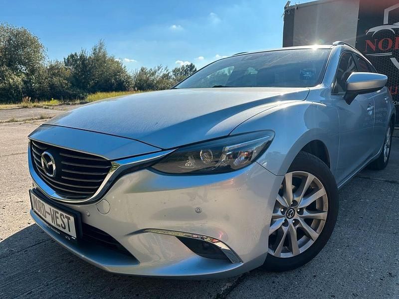 Silber Gebraucht 2015 Mazda 6 Exclusive-Line Kombi | 12.490 € (Etwas zu teuer) - Bild 1/4