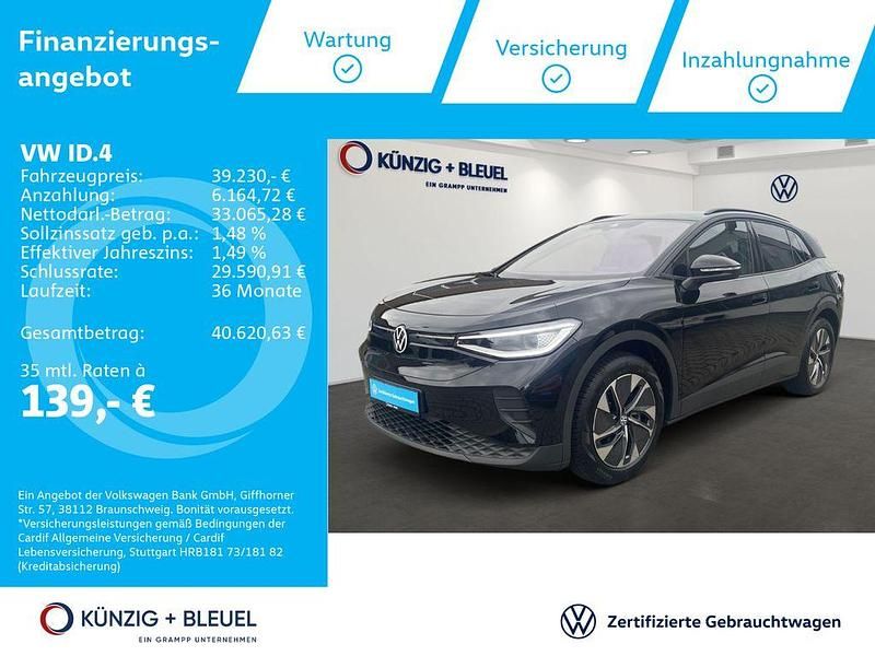 Grenadillschwarz metallic Gebraucht 2025 VW ID.4 Pro SUV | 38.730 € (Superpreis) - Bild 1/4