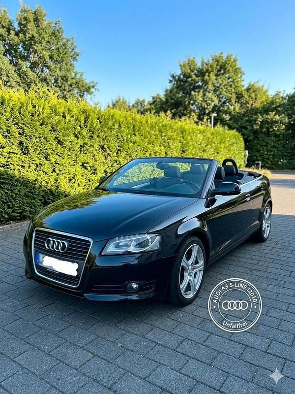 Gebraucht Audi Cabriolet S-Line 160 PS (117 kW) 2010 Schwarz Cabrio