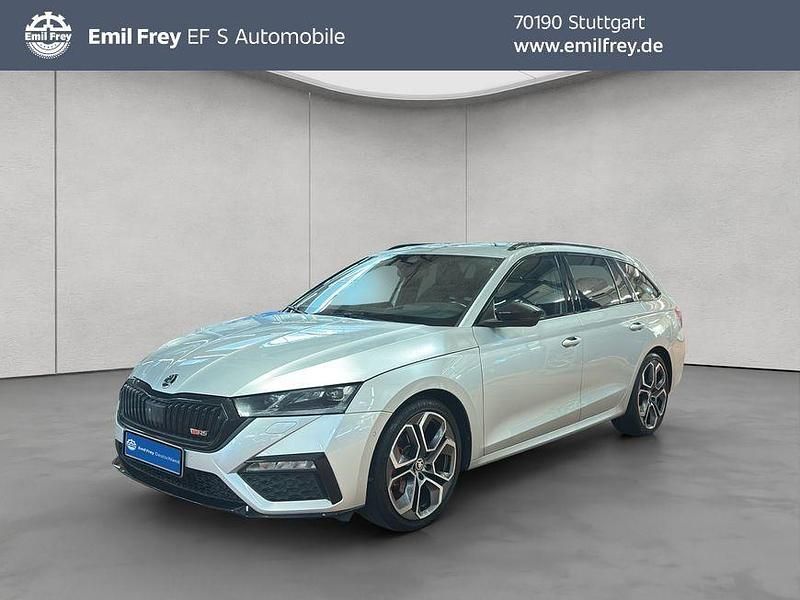 Brillantsilber metallic Gebraucht 2022 Skoda Octavia RS Kombi | 25.490 € (Fairer Preis) - Bild 1/4