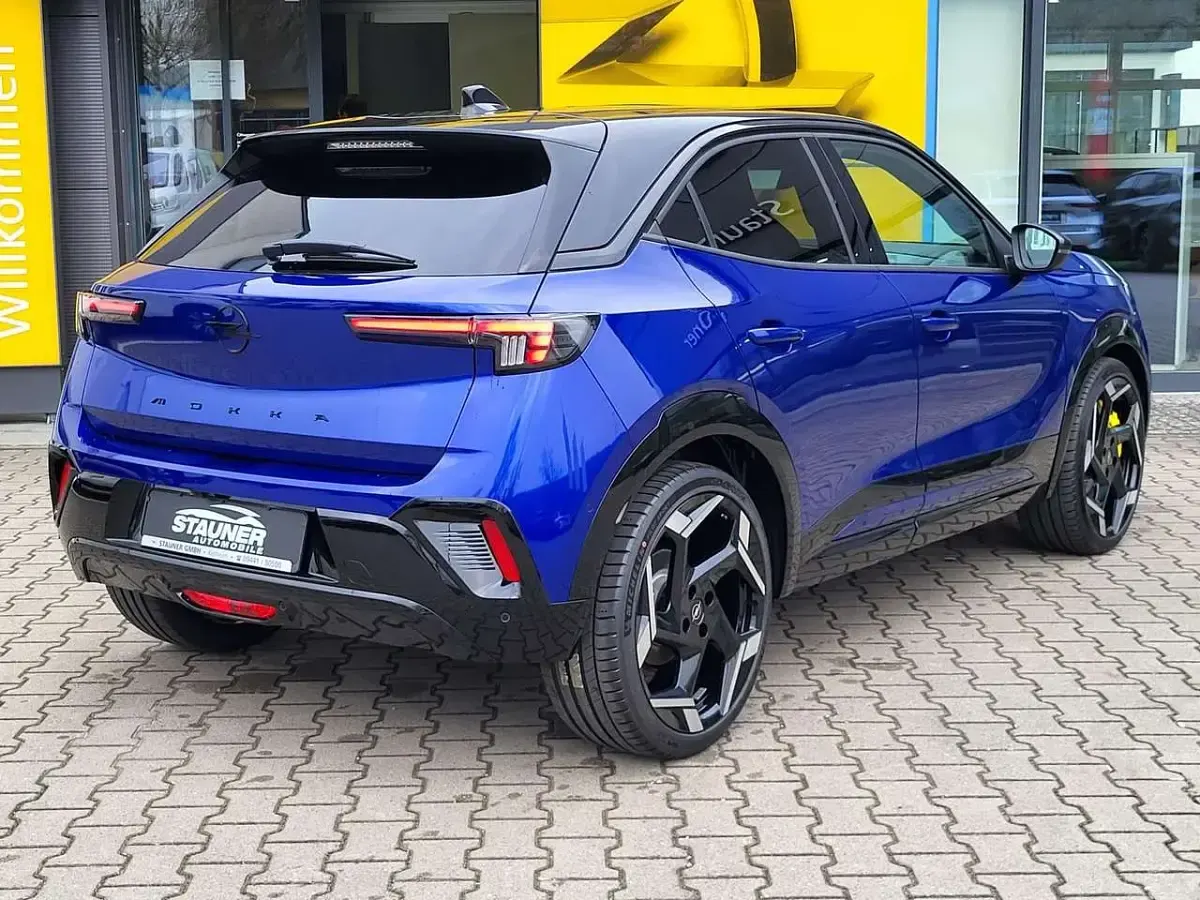 Nowe Opel Mokka-e GSe 206 kW (281 KM) 2025 Niebieski SUV