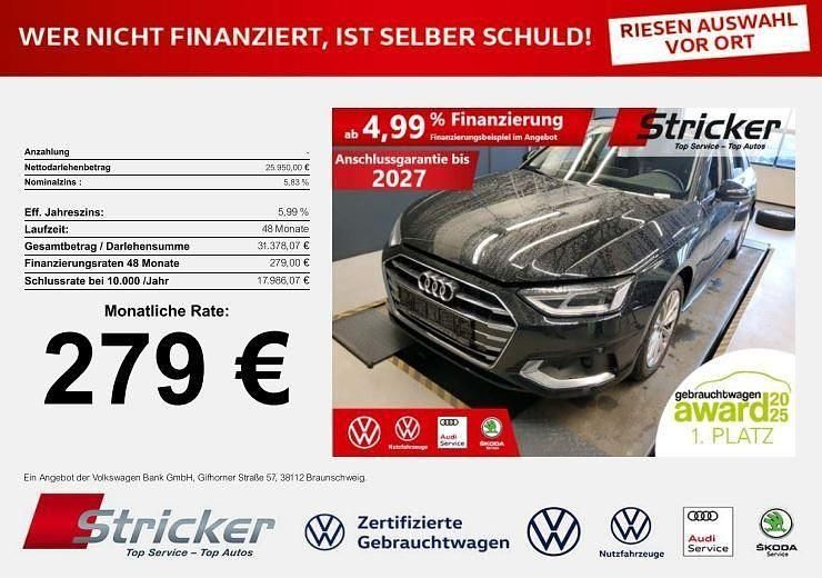 Gebraucht Audi A4 204 PS (150 kW) 2023 Mythosschwarz metallic (metallic) Kombi