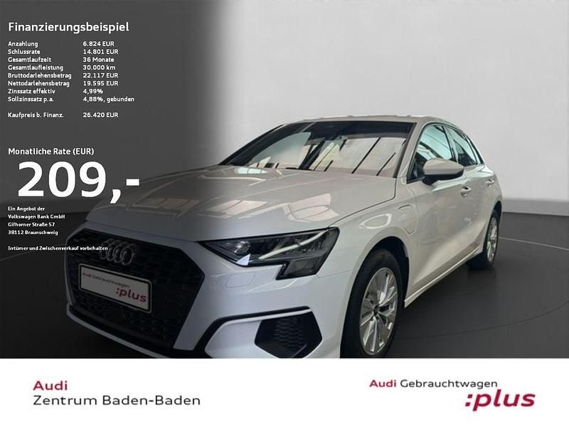 Ibisweiß Gebraucht 2022 Audi A3 Sportback e-tron Comfort Limousine | 25.420 € (Fairer Preis) - Bild 1/4