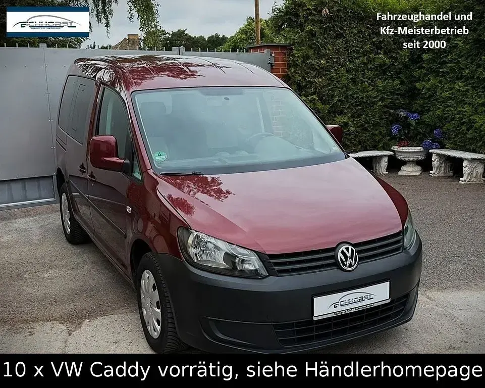Gebraucht VW Caddy 105 PS (77 kW) 2012 Rot Van / Kleinbus