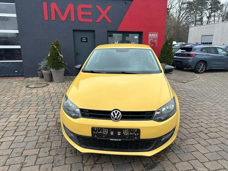 Gebraucht VW Polo Trendline 60 PS (44 kW) 2010 Gelb Kleinwagen