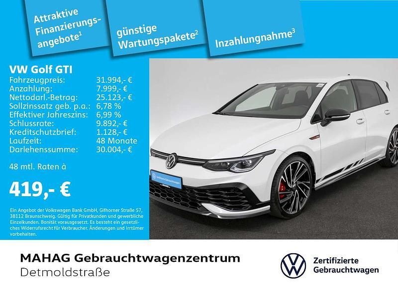 Oryxweiß perlmutteffekt Gebraucht 2022 VW Golf VIII GTI Clubsport Limousine | 31.994 € (Guter Preis) - Bild 1/2