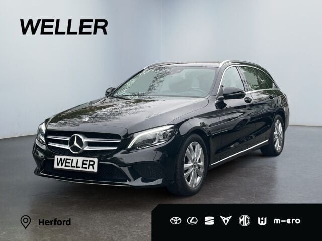 Schwarz Gebraucht 2020 Mercedes C300 Avantgarde Kombi | 27.890 € (Superpreis) - Bild 1/3