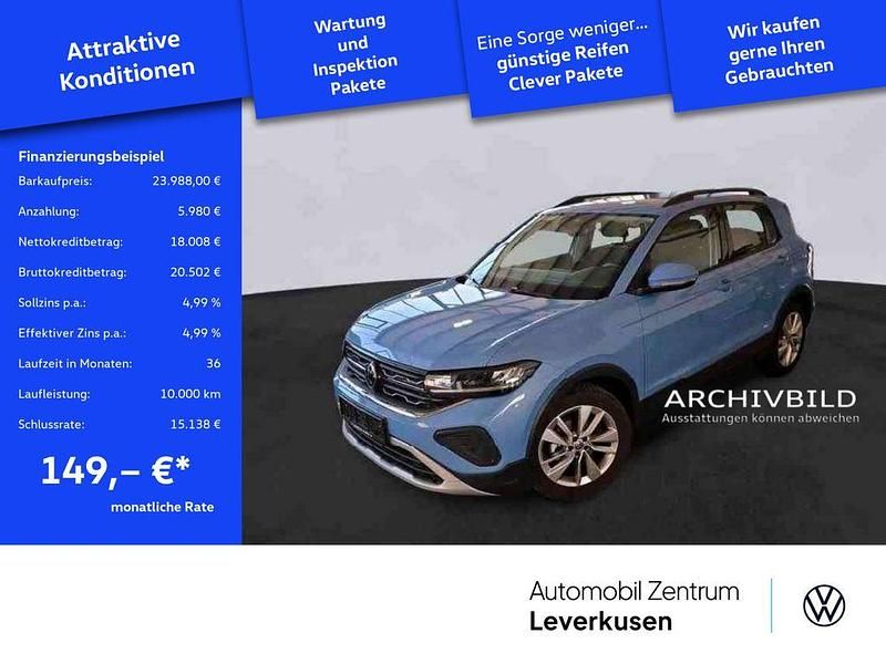 Blau Gebraucht 2024 VW T-Cross Life SUV | 23.988 € (Fairer Preis) - Bild 1/4