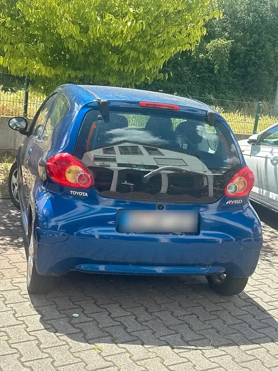 Gebraucht Toyota Aygo 64 PS (47 kW) 2008 Blau Kleinwagen