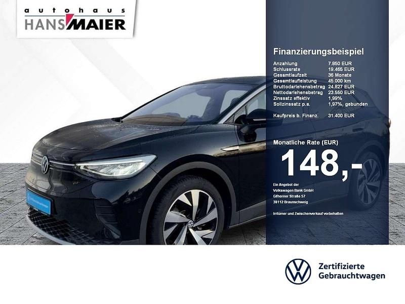 Mythosschwarz metallic Gebraucht 2022 VW ID.4 Pro Performance SUV | 31.400 € (Fairer Preis) - Bild 1/2