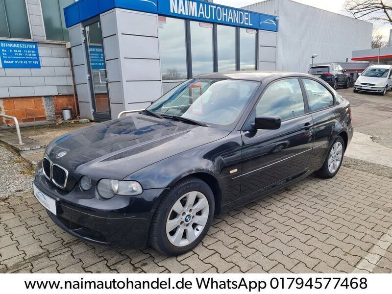 Schwarz Gebraucht 2004 BMW 316 Compact Advantage Kleinwagen | 999 € (Superpreis) - Bild 1/4