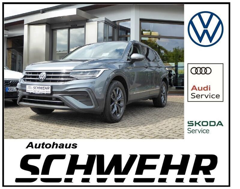 Grau Gebraucht 2022 VW Tiguan Allspace Life SUV | 32.480 € (Fairer Preis) - Bild 1/4