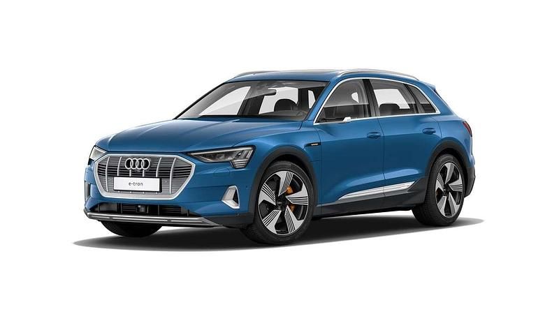Antiguablau metallic Gebraucht 2019 Audi e-tron Advanced SUV | 38.700 € (Teuer) - Bild 1/4