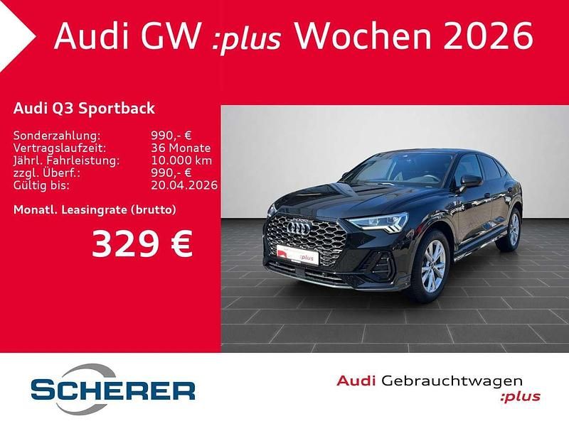 Gebraucht Audi Q3 S-Line 150 PS (110 kW) 2025 Mythosschwarz metallic SUV