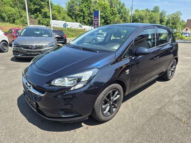 Nautic blau met. Gebraucht 2019 Opel Corsa Limousine | 10.490 € (Fairer Preis) - Bild 1/4