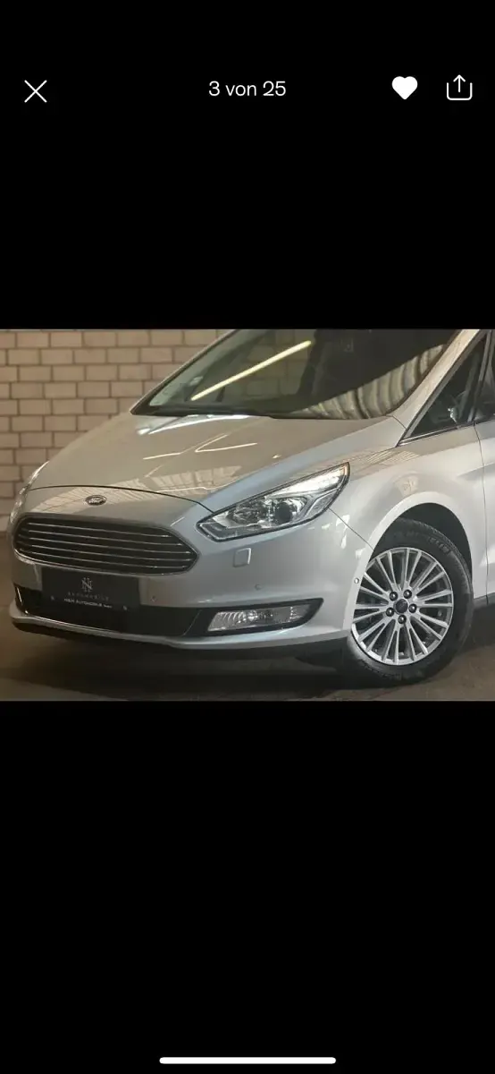 Gebraucht Ford Galaxy Titanium 190 PS (139 kW) 2019 Silber Van / Kleinbus