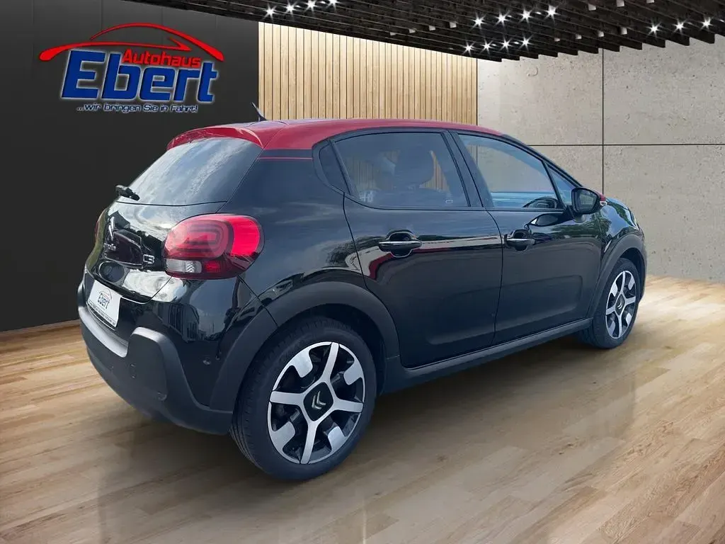 Gebraucht Citroën C3 Shine 110 PS (80 kW) 2018 Schwarz Kleinwagen