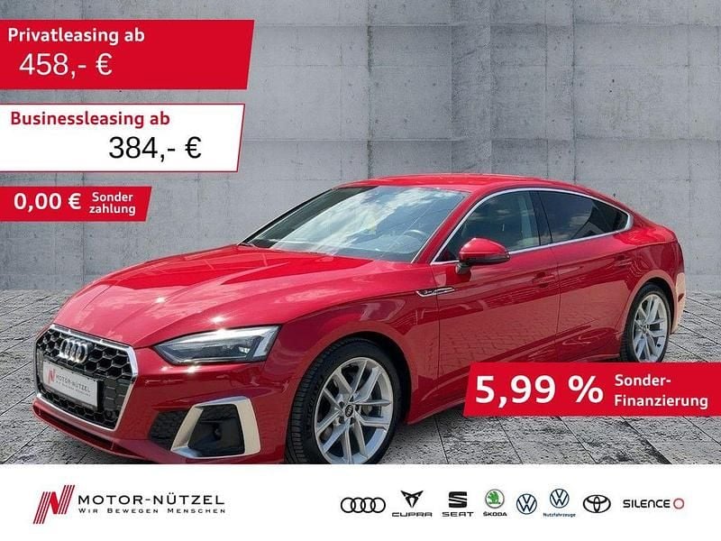 Tangorot metallic Gebraucht 2021 Audi A5 Sportback Ambiente Kleinwagen | 30.650 € (Superpreis) - Bild 1/4